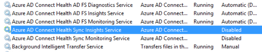 azure ad connect health services